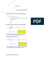 Taller Exponenciación