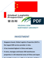 Global Logistics Provider's Investment in China