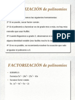 Factorización Polinomios
