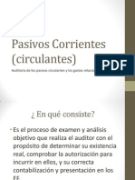 Pasivos Corrientes (Circulantes)