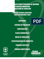 Valores Zapopan 2006