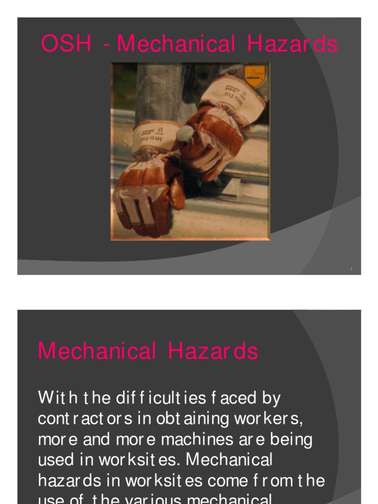Mechanical Hazards Machines Belt (Mechanical)