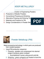Powder Metallurgy: ©2010 John Wiley & Sons, Inc. M P Groover, Principals of Modern Manufacturing 4/e SI Version