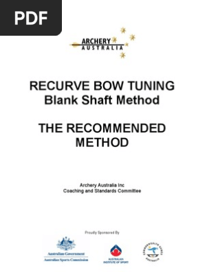Re Curve Bow Tuning