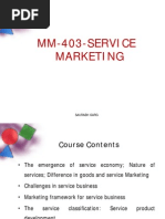 Service Marketing Notes