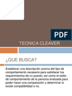 Tecnica Cleaver