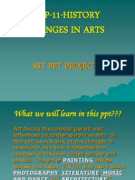 Chp-11-History Changes in Arts: SST PPT Project