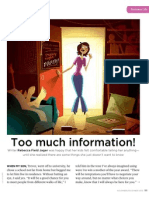 Too Much Information - Best Health - Nov-Dec 2010