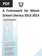 Framework for Whole School Literacy