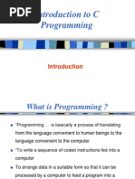 Introduction To C Programming