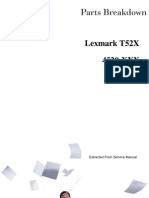 Lexmark T52X 4520-XXX: Extracted From Service Manual