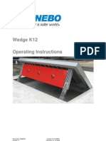 Z-2048916 Operating Instructions Wedge W.warning Plate