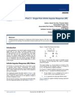 Psoc® 1, Psoc 3, and Psoc 5 - Single-Pole Infinite Impulse Response (Iir) Filters