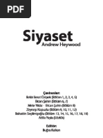 Siyaset Andrew Heywood