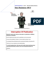 Military Resistance 10K14: Interruption