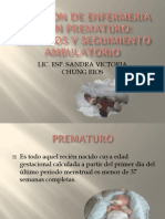 Cuidados de Enfermeria en El RN Prematuro