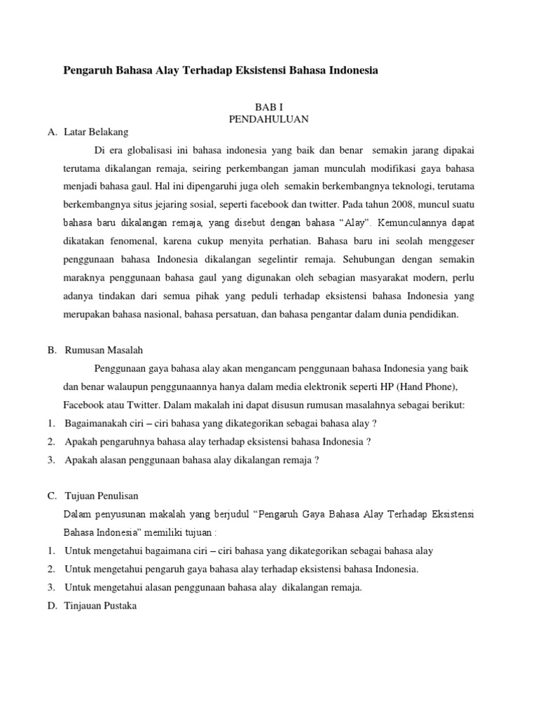 Bahasa Alay