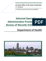Selected Operating and Administrative Practices of The Bureau of Narcotic Enforcement