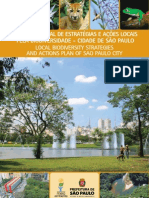 Plano Municipal Pela Biodiversidade Município de São Paulo