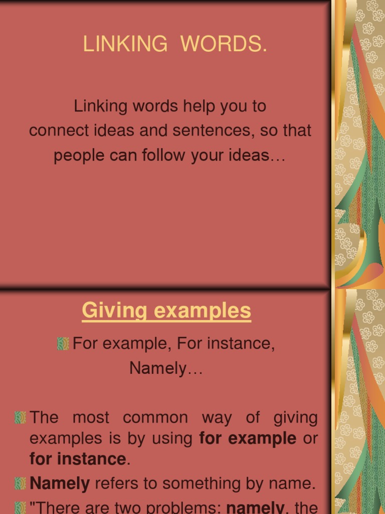 Linkers and Connectors PDF Sentence (Linguistics) Economics