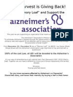 Alzheimer's Association Fundraiser