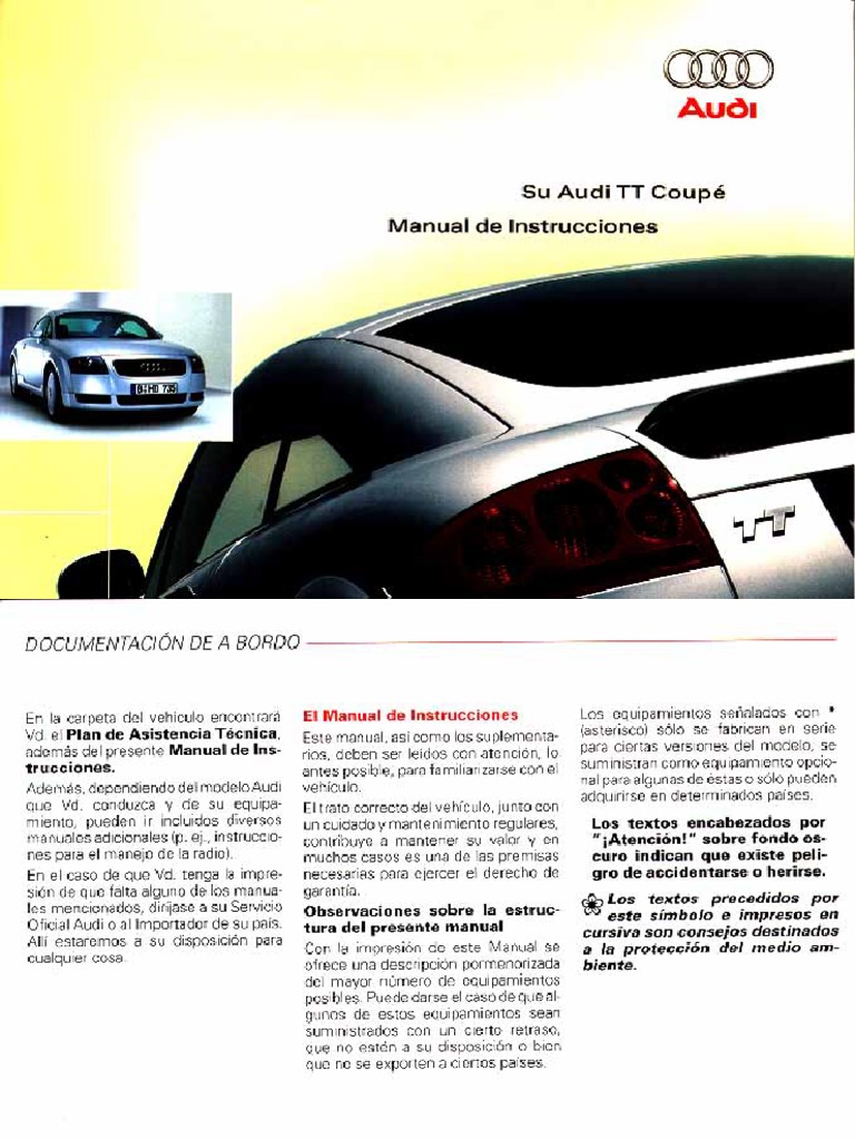 Manual Audi TT