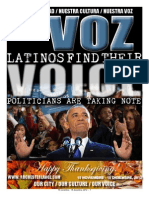 La Voz, Nov 15 - Dec 15, 2012 Edition