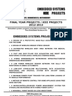 Cms - Embedded Systems Ieee Projects 2012 - 13