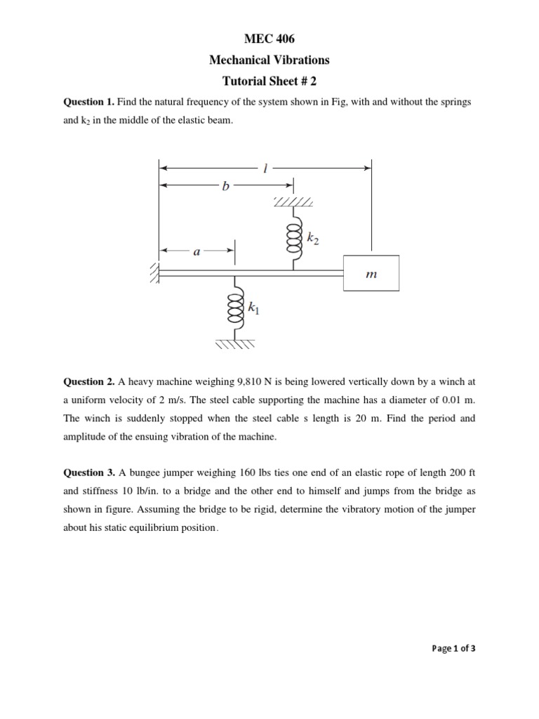 Tutorial Sheet 2 Pdf