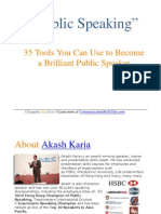 Public Speaking Tips: 35 Public Speaking Tools For Great Speaking