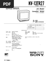 Sony KV 13TR27 Chasis.P 3B