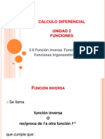 2.8 Funcion Inversa, Logaritmica y Trigonometrica Inversa