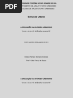 A CIRCULAÇÃO DAS IDÉIAS DO URBANISMO - ARIDSON ANDRADE - 2011