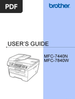 Brother MFC-7840W User's Guide