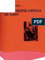 Deleuze - Filosofía crítica de Kant - 1997