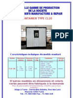 Caractéristiques Techniques CL10