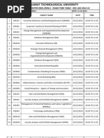 3rd Sem Timetable