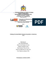 Catalogo de Propriedades Termicas de Paredes e Coberturas