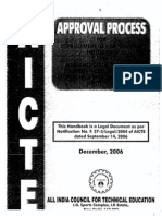Aicte Approval Process 2006 (Part-I)