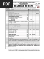 Modelo Cuaderno de Obra