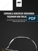 Asker Hakları Raporu - Zorunlu Askerlik Sırasında Yaşanan Hak İhlalleri