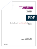 Transend Notes-Domino To GW WhitePaper 2