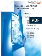 Manual Servicio Refrigerador Daewoo Erf-384a