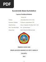 Download Laporan Karaktristik Kimia Karbohidrat Alfonsa Ratna Pertiwi by ALfonsa Ratna Pertiwi SN114137859 doc pdf