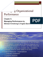 8th Chapter Managing Organizational Performance