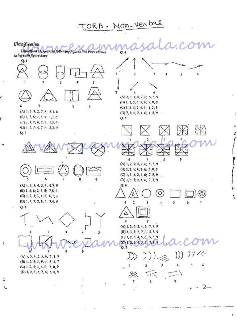 (a) Non-Verbal Reasoning