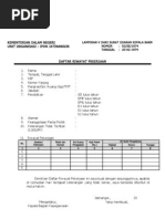 Daftar Riwayat Pekerjaan