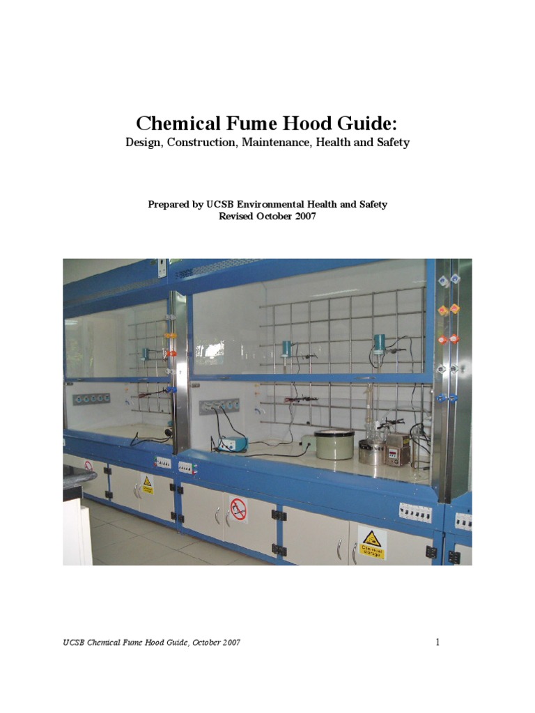 Fume Hood Guide Duct (Flow) Building