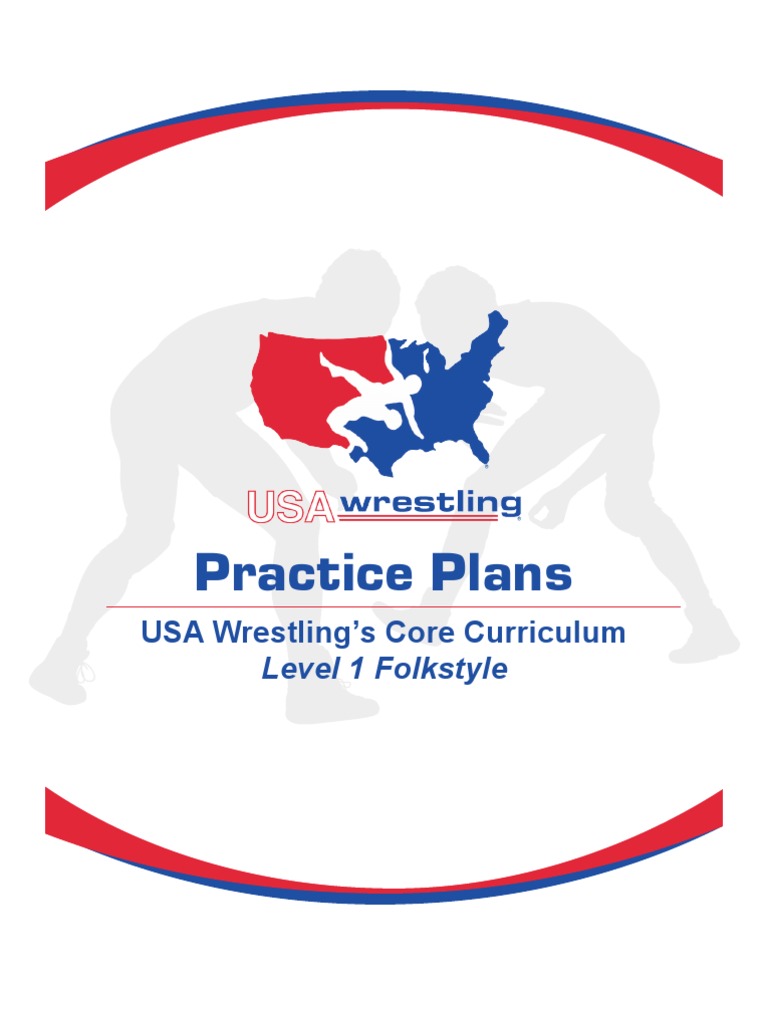 Folkstyle Wrestling Level 1 Practice Plans | PDF | Brazilian Jiu Jitsu | Team Sports