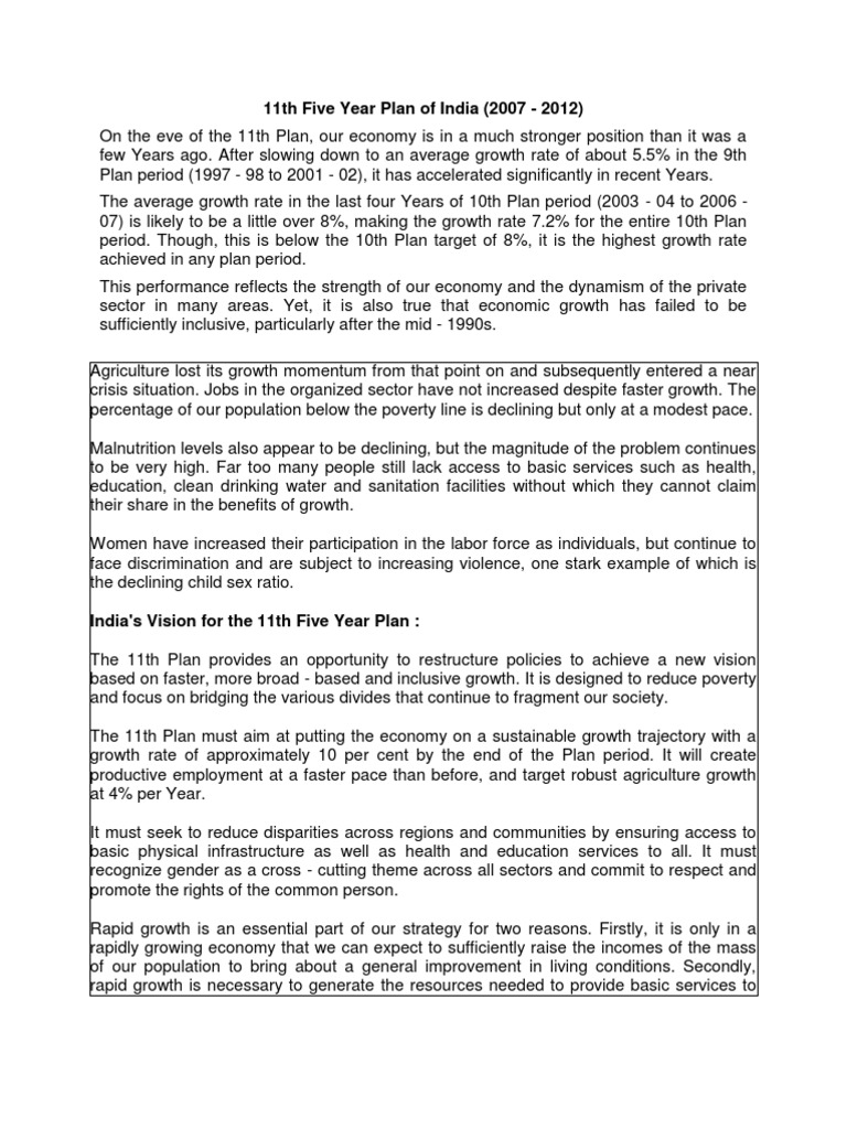 11th-five-year-plan-of-india-pdf-economic-growth-gross-domestic